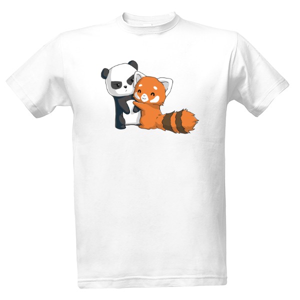 Tričko s potiskem Kámoši v Objetí