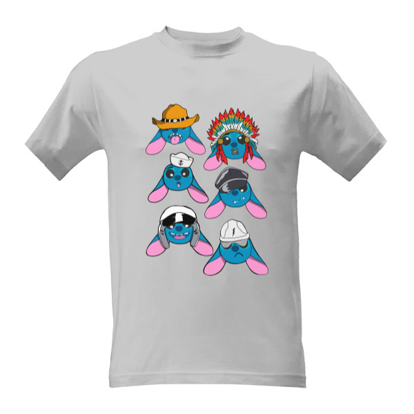 Tričko s potiskem Village mouses